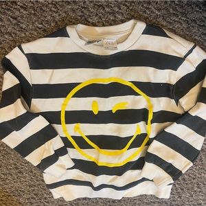 Boys Zara happy face sweater
